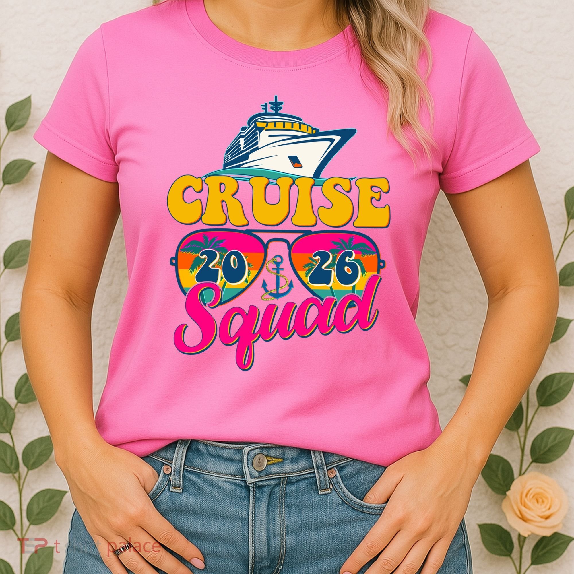 Retro Cruise Squad 2026 Vacation Women's T-Shirt