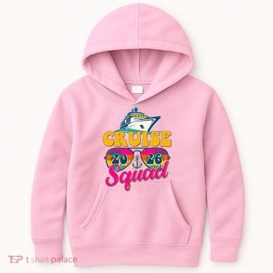Retro Cruise Squad 2026 Vacation Kids Hoodie