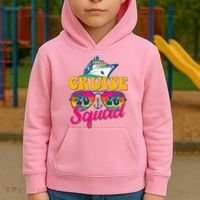 Retro Cruise Squad 2026 Vacation Kids Hoodie thumb 2