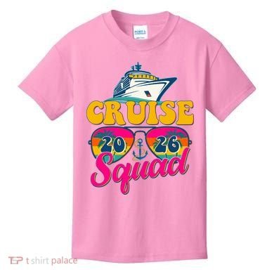 Retro Cruise Squad 2026 Vacation Kids T-Shirt