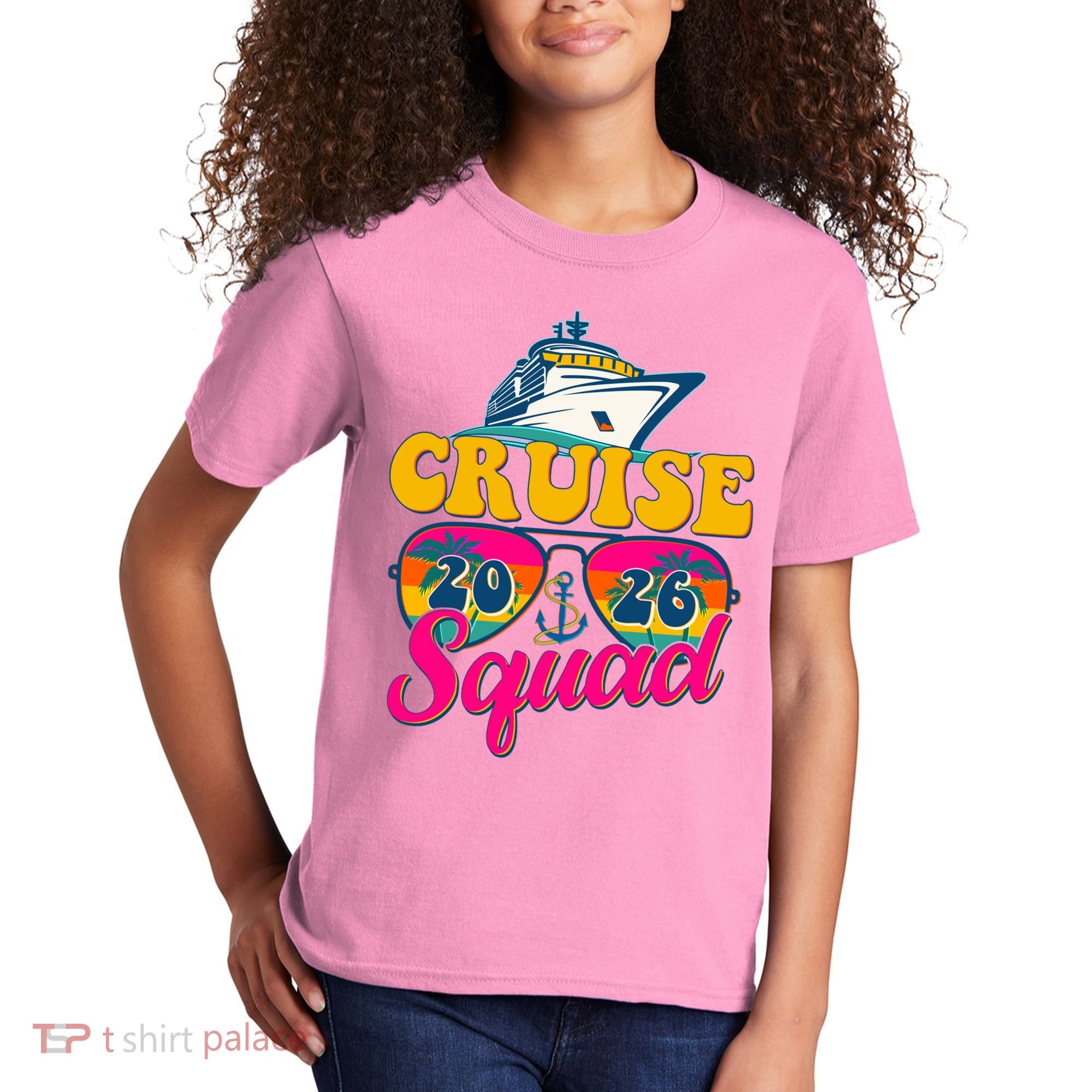 Retro Cruise Squad 2026 Vacation Kids T-Shirt