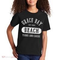Retro College Style Grace Bay Turks & Caicos Distressed Kids T-Shirt thumb 2