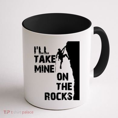 Rock Climbing Simple Classic Coffee Mug back