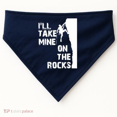 Rock Climbing Simple Classic USA-Made Doggie Bandana