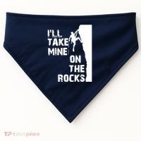 Rock Climbing Simple Classic USA-Made Doggie Bandana thumb 0