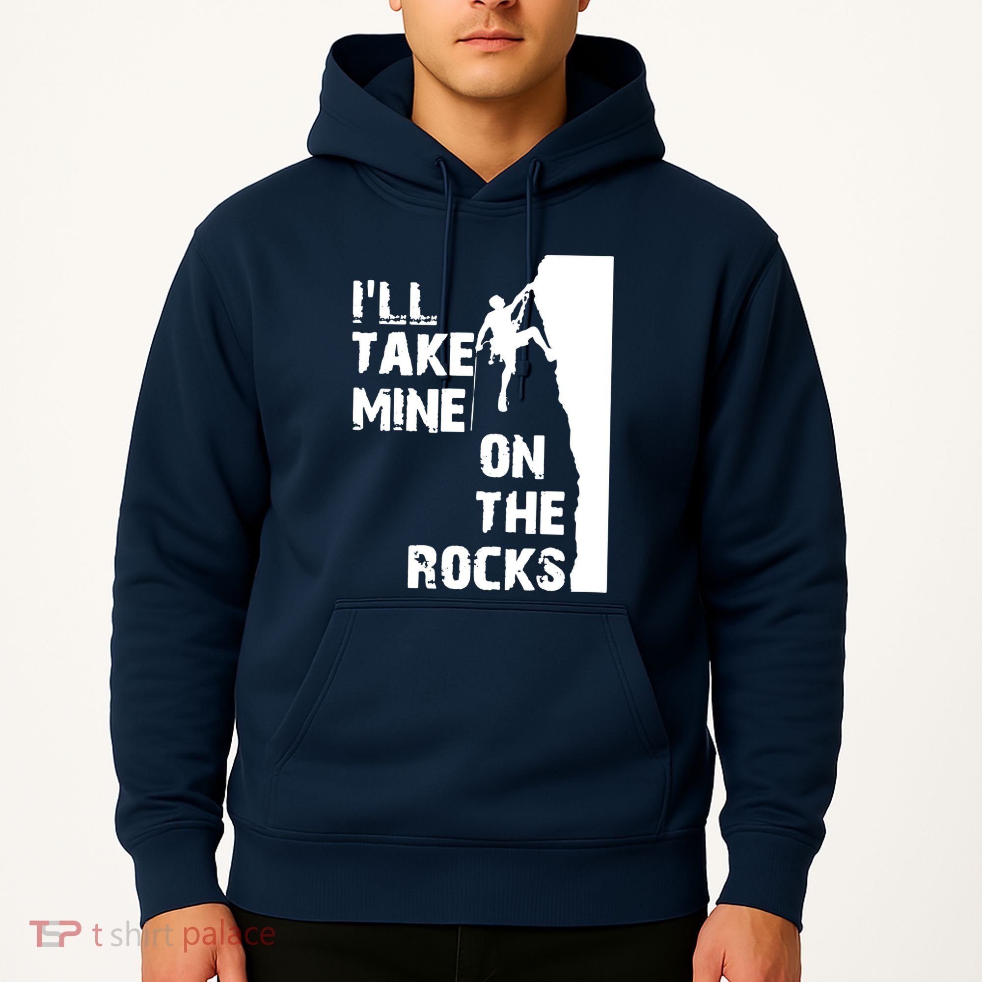 Rock Climbing Simple Classic Hoodie