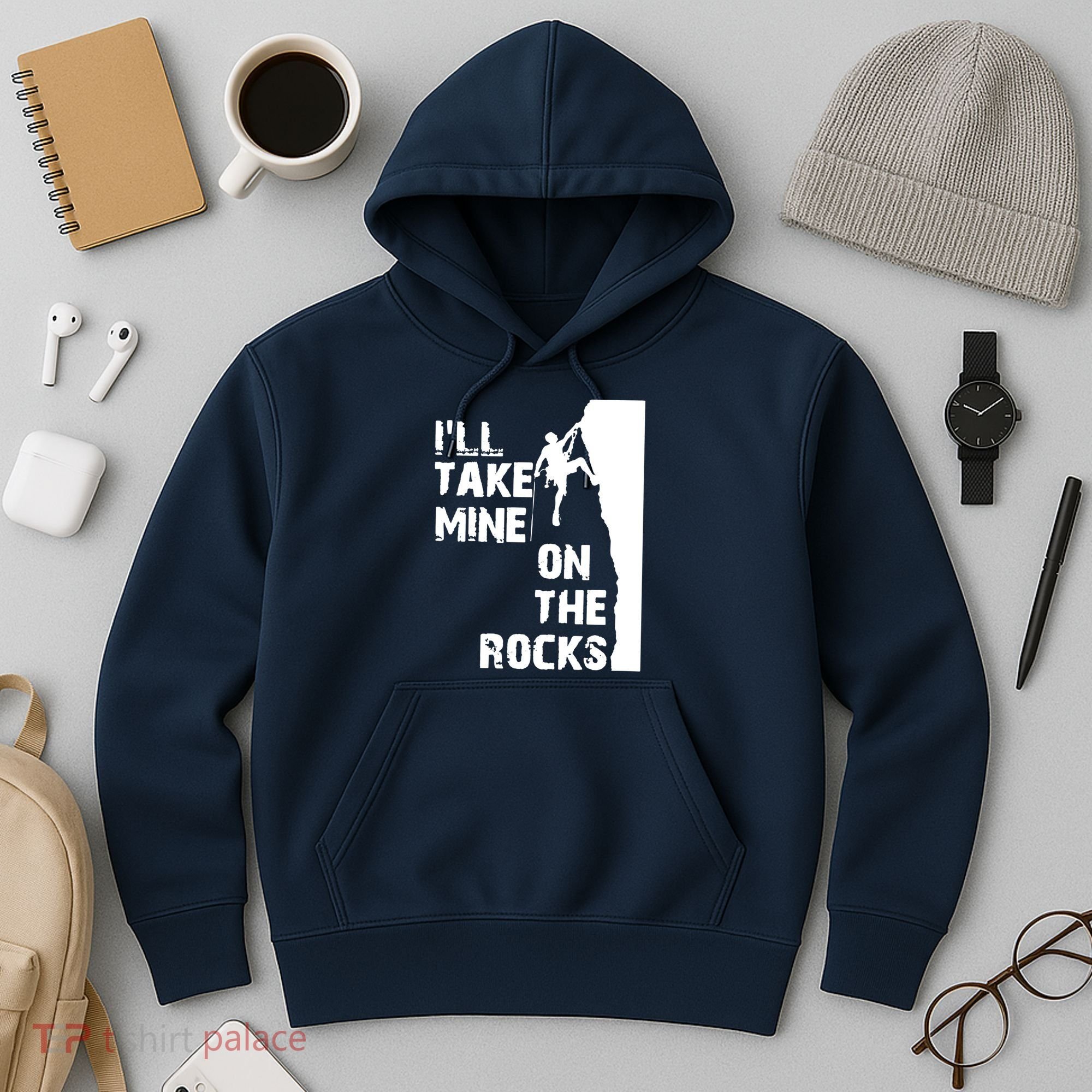 Rock Climbing Simple Classic Hoodie