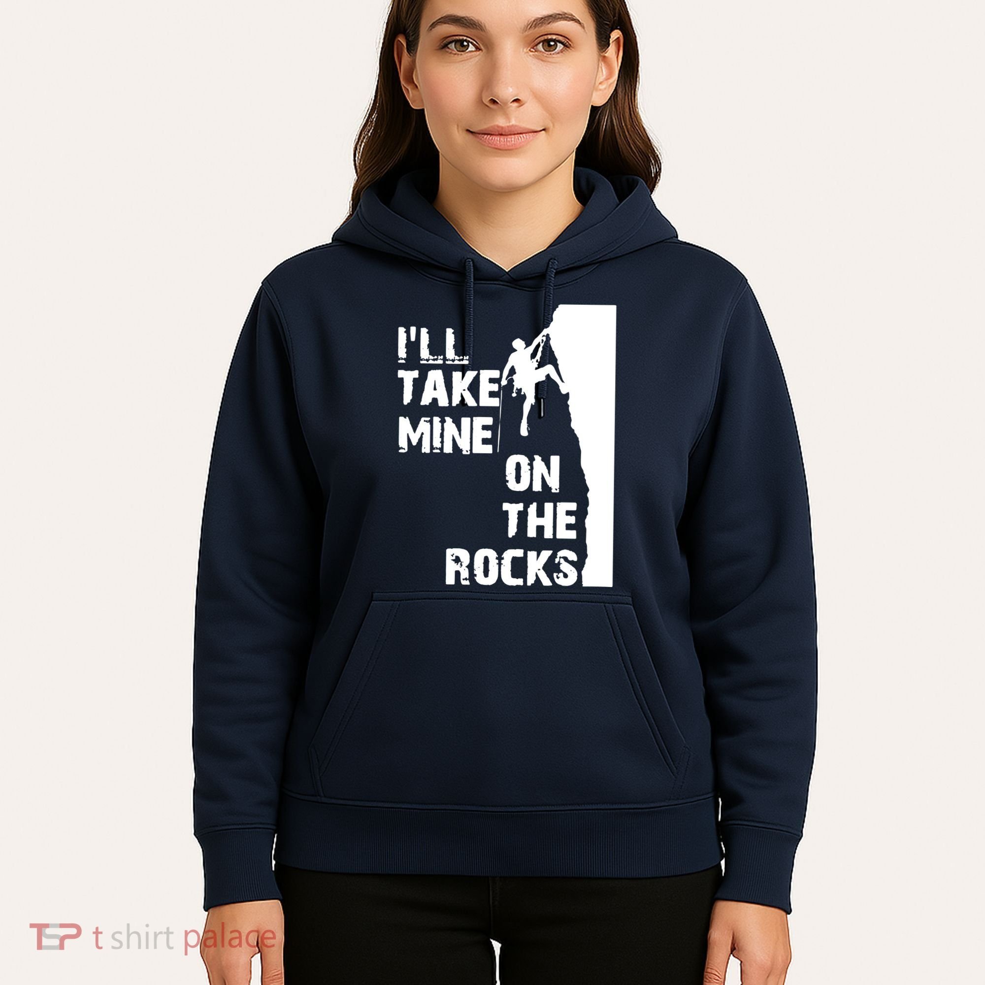 Rock Climbing Simple Classic Hoodie