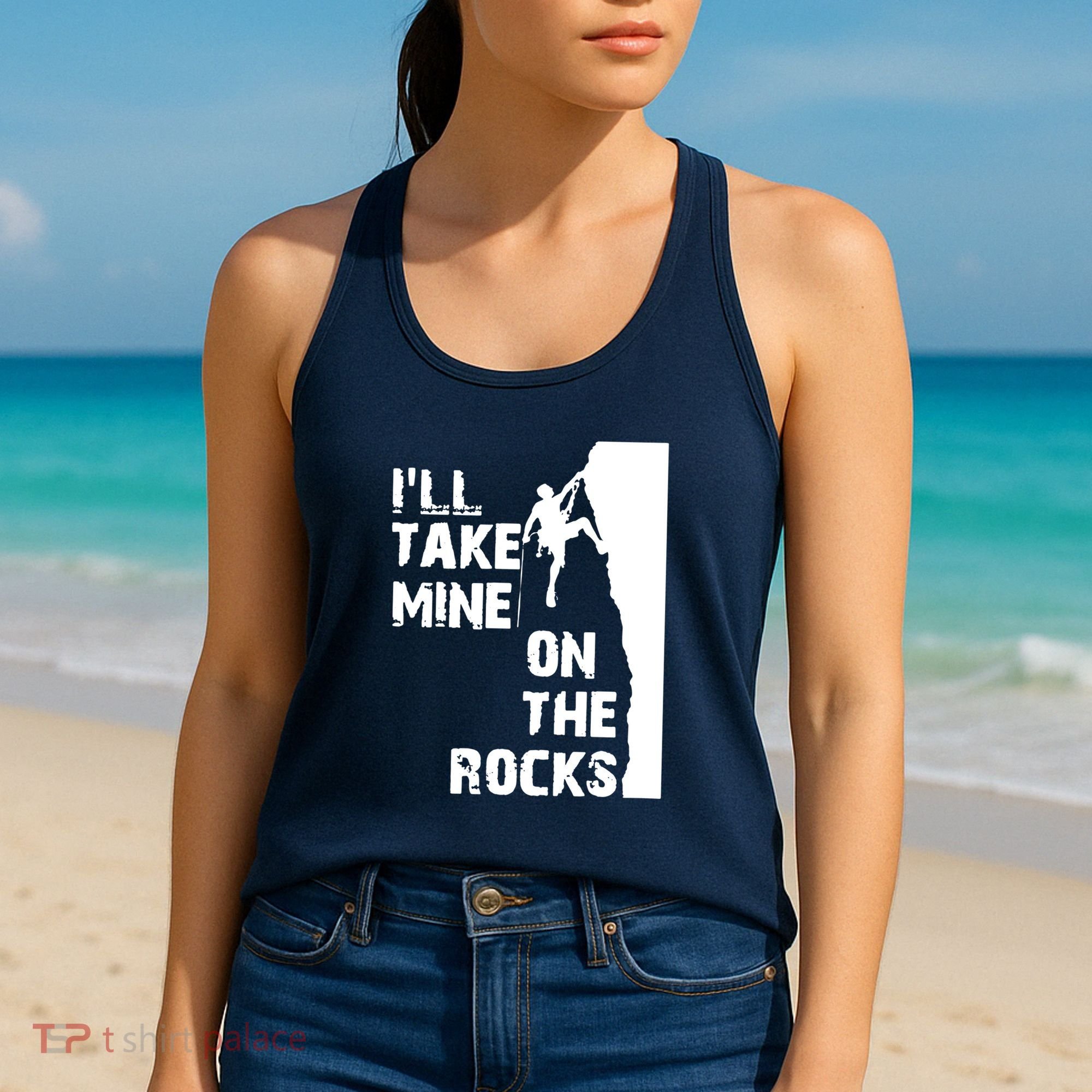 Rock Climbing Simple Classic Women's Tank Top