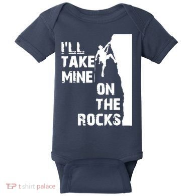 Rock Climbing Simple Classic Baby Bodysuit
