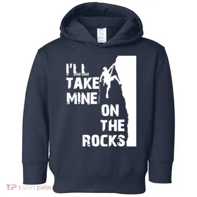 Rock Climbing Simple Classic Toddler Hoodie