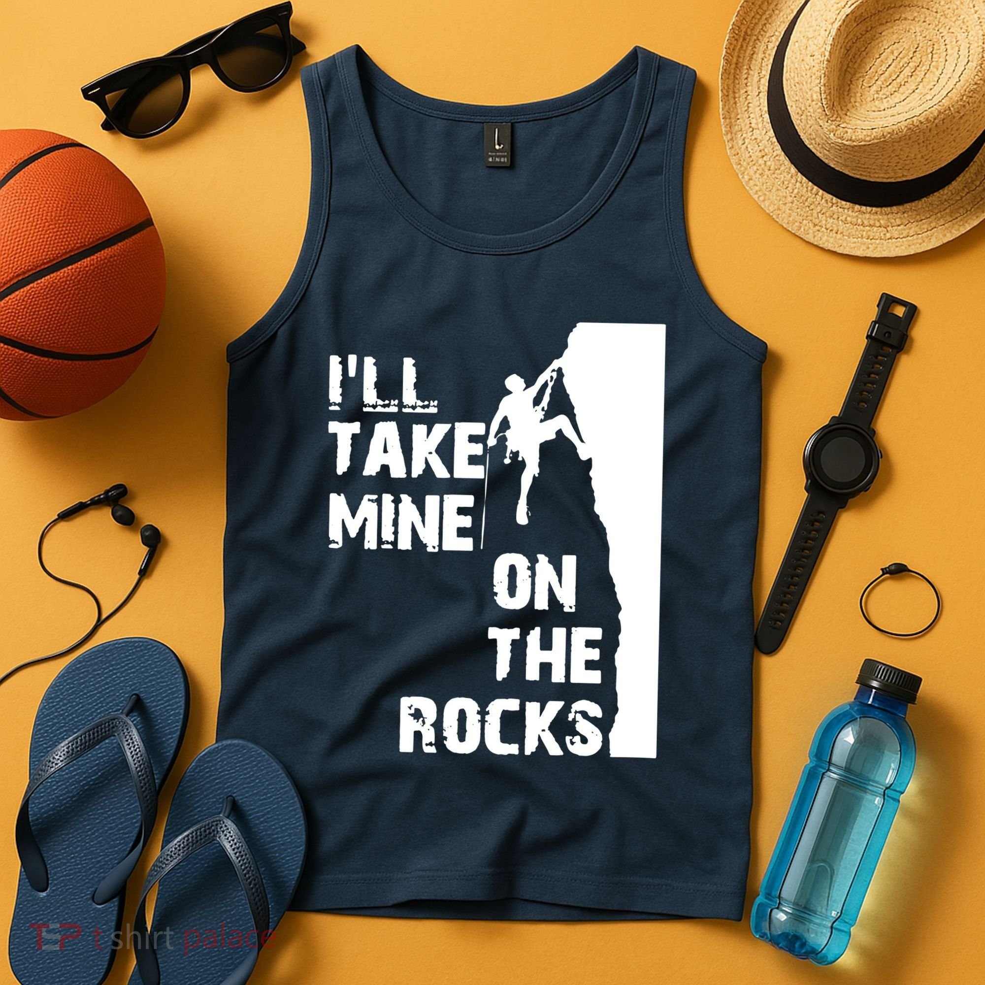 Rock Climbing Simple Classic Tank Top