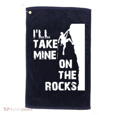 Rock Climbing Simple Classic Golf Towel