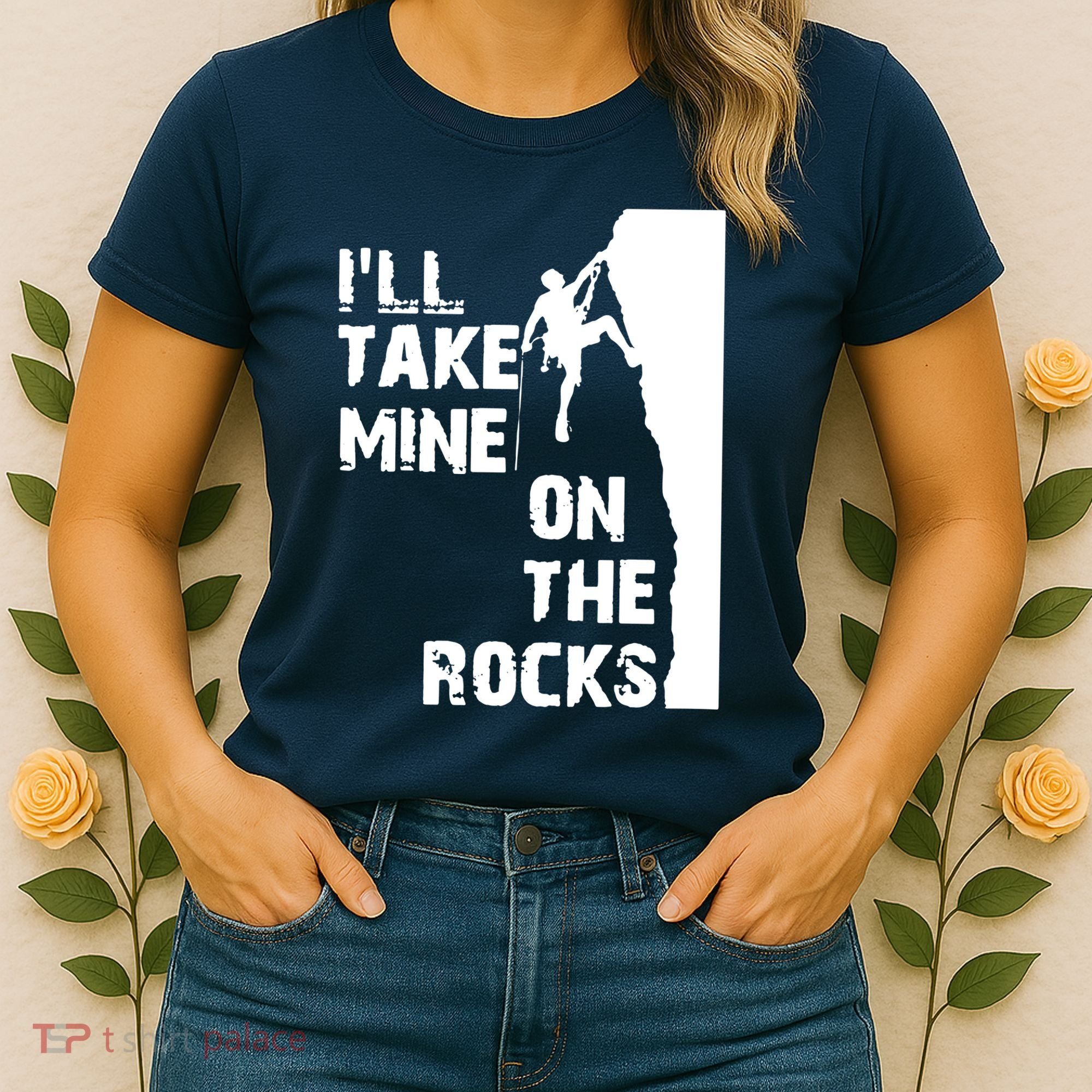 Rock Climbing Simple Classic Women's T-Shirt