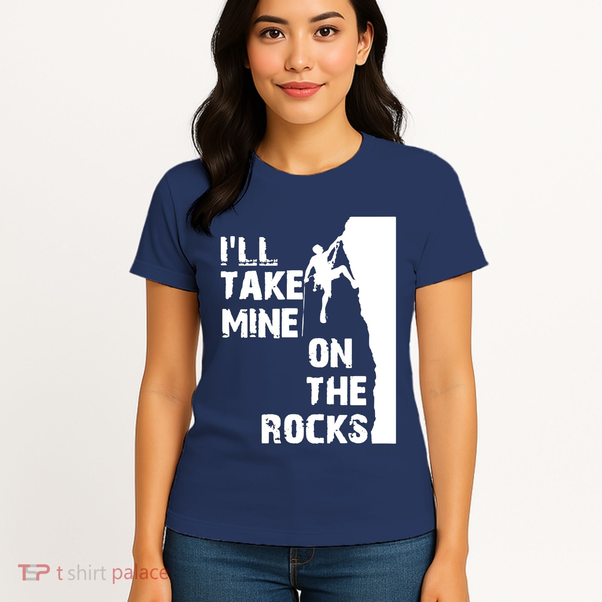 Rock Climbing Simple Classic Women's T-Shirt