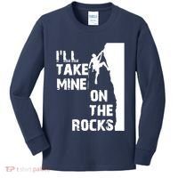 Rock Climbing Simple Classic Kids Long Sleeve Shirt thumb 0