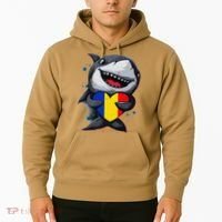 Romania Cute Shark Heart Romanian Flag Romanian Roots Hoodie thumb 2