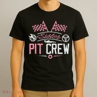 Racing Car Sister Racer Sister Pit Crew  T-Shirt thumb 3