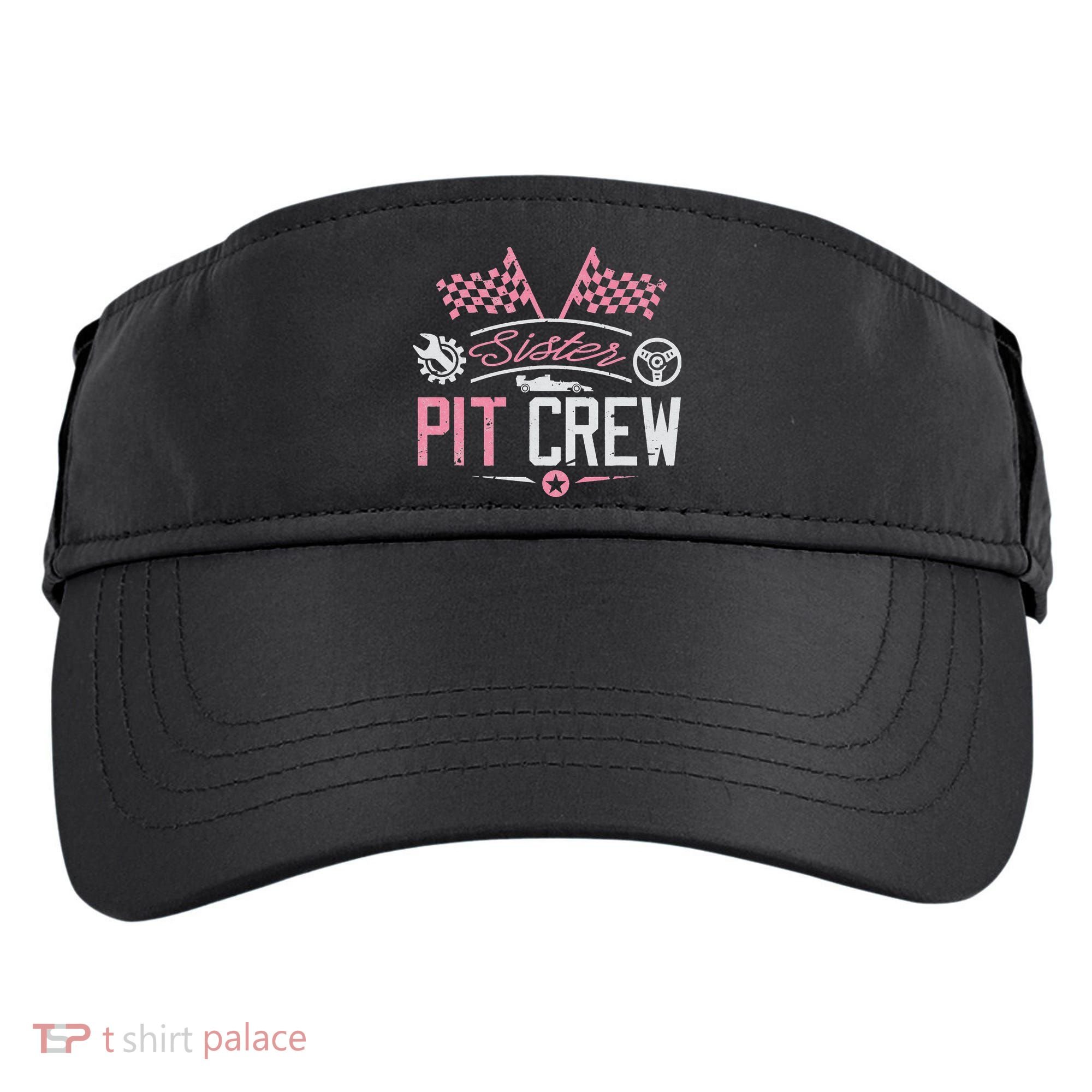 Racing Car Sister Racer Sister Pit Crew  Adult Drive Performance Visor