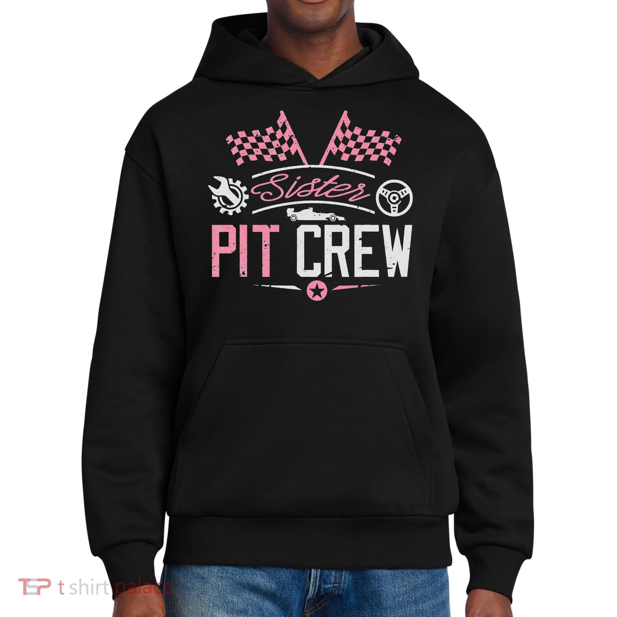 Racing Car Sister Racer Sister Pit Crew  District V.I.T. Heavyweight Hoodie