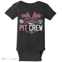 Racing Car Sister Racer Sister Pit Crew  Baby Bodysuit thumb 0