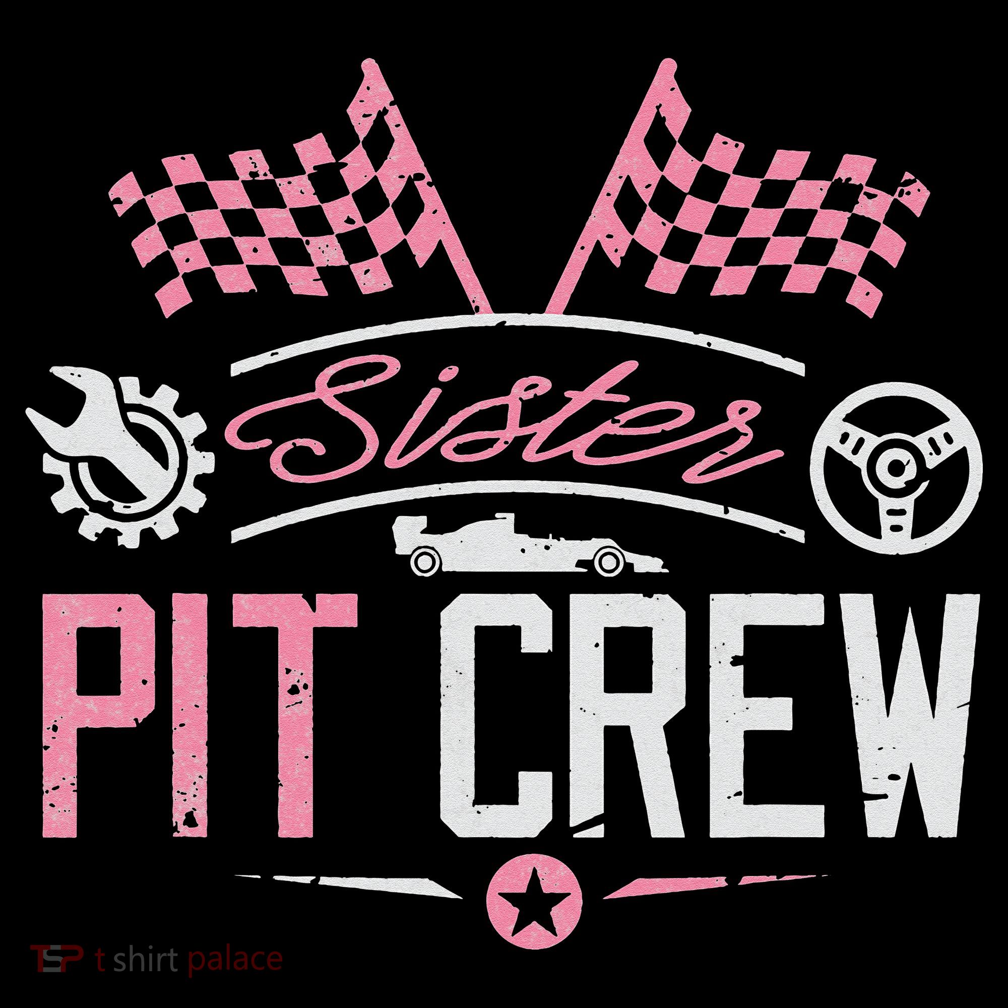 Racing Car Sister Racer Sister Pit Crew  Baby Bodysuit