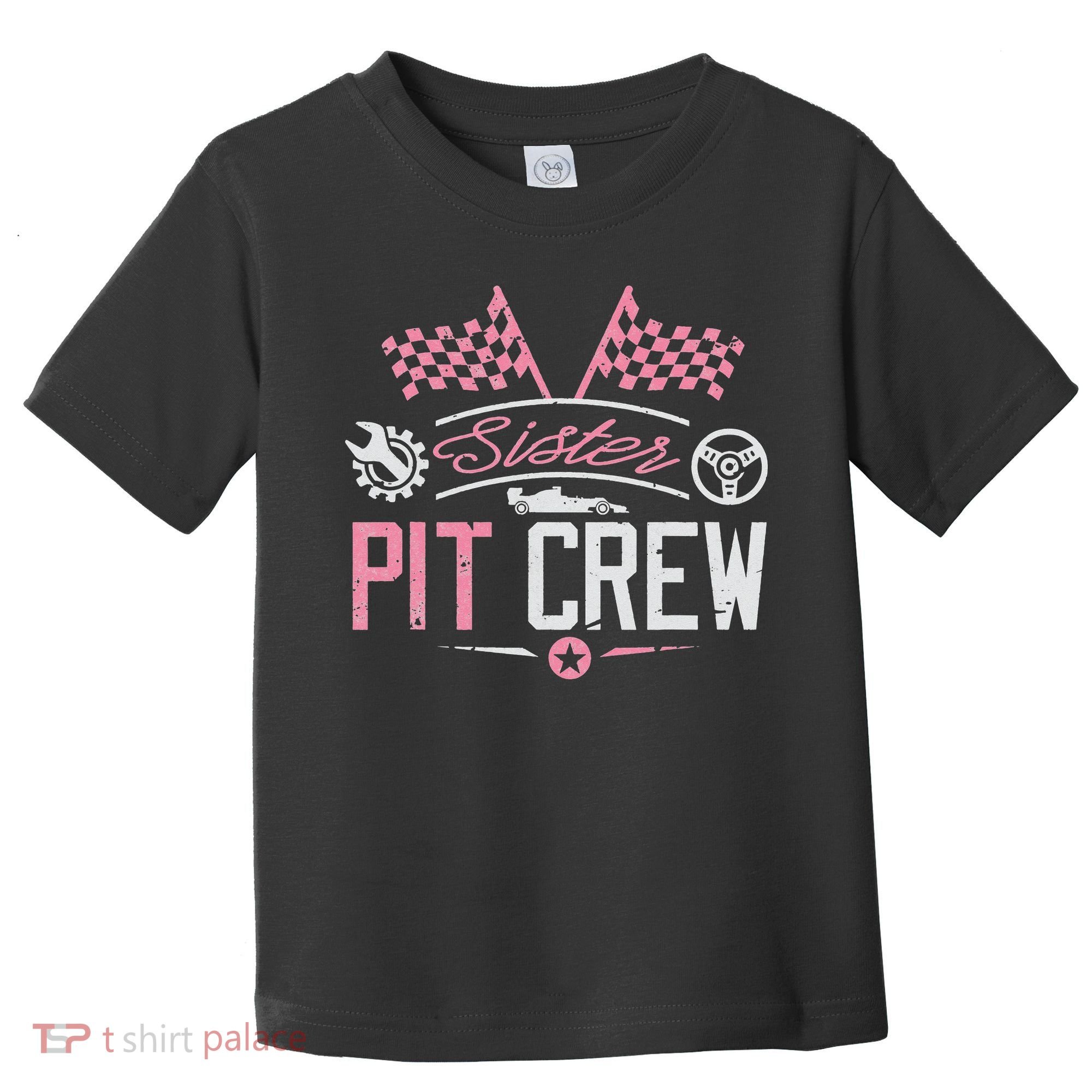Racing Car Sister Racer Sister Pit Crew  Toddler T-Shirt
