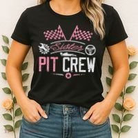 Racing Car Sister Racer Sister Pit Crew  Women's T-Shirt thumb 2