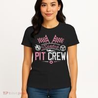 Racing Car Sister Racer Sister Pit Crew  Women's T-Shirt thumb 4