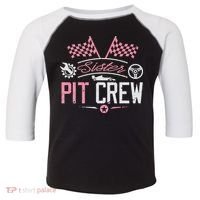 Racing Car Sister Racer Sister Pit Crew  Toddler Fine Jersey T-Shirt thumb 0