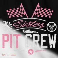 Racing Car Sister Racer Sister Pit Crew  Toddler Fine Jersey T-Shirt thumb 2
