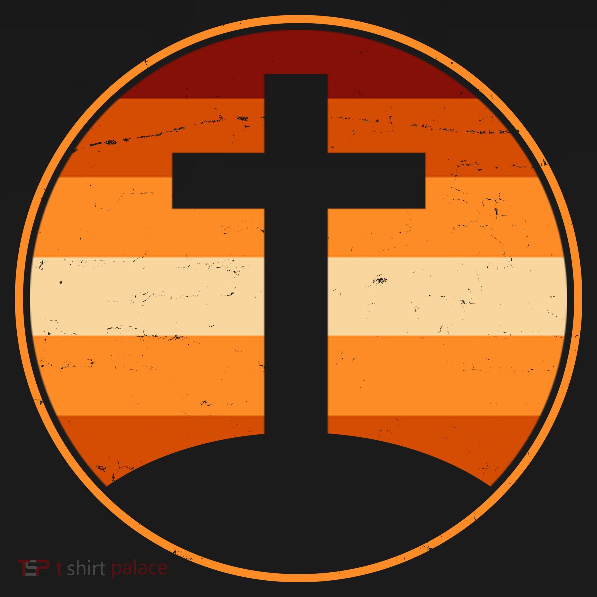Retro Cross Sunset Doggie Tank