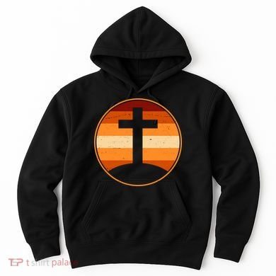 Retro Cross Sunset Hoodie