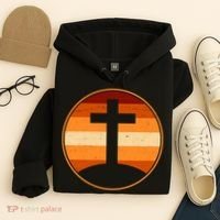 Retro Cross Sunset Hoodie thumb 4