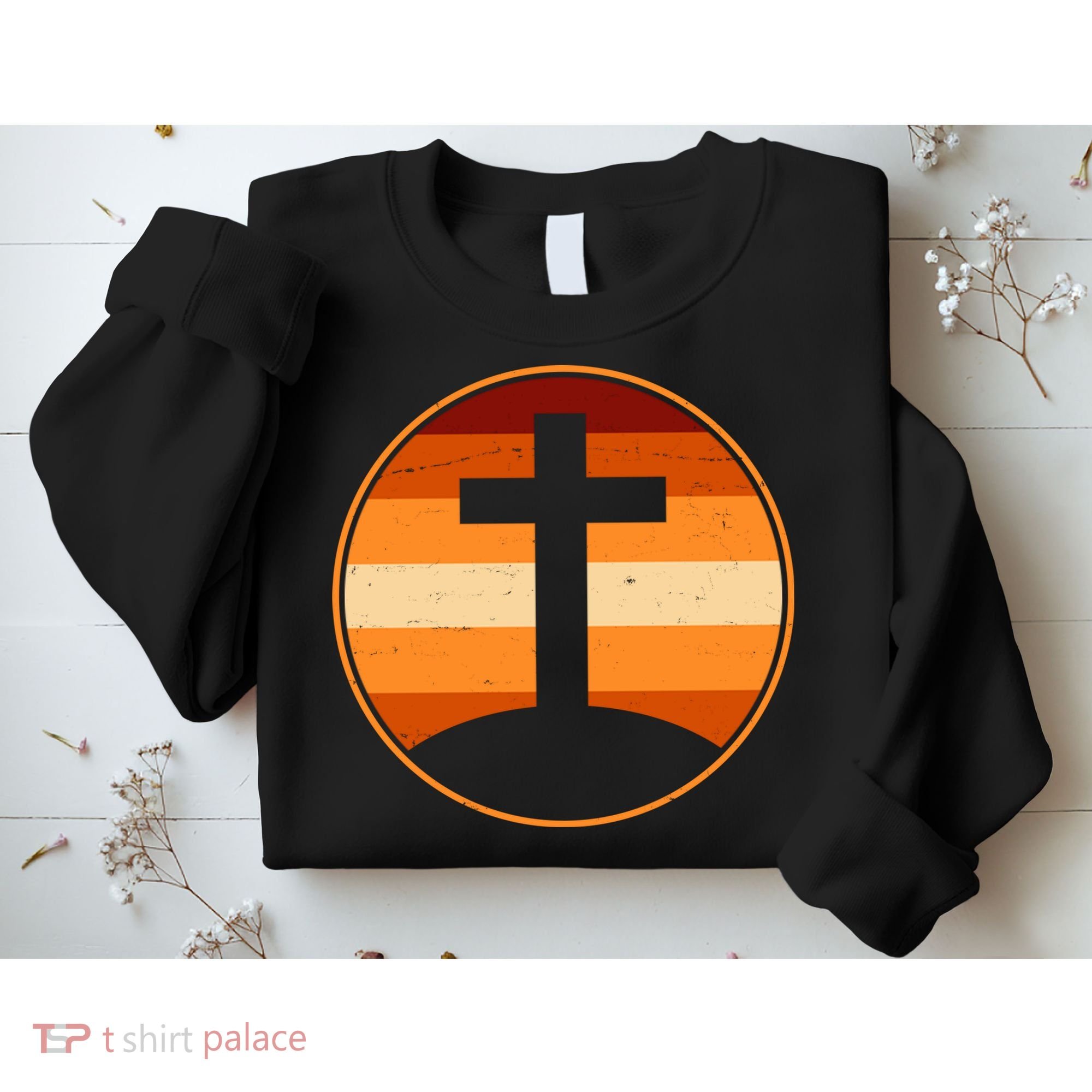 Retro Cross Sunset Sweatshirt