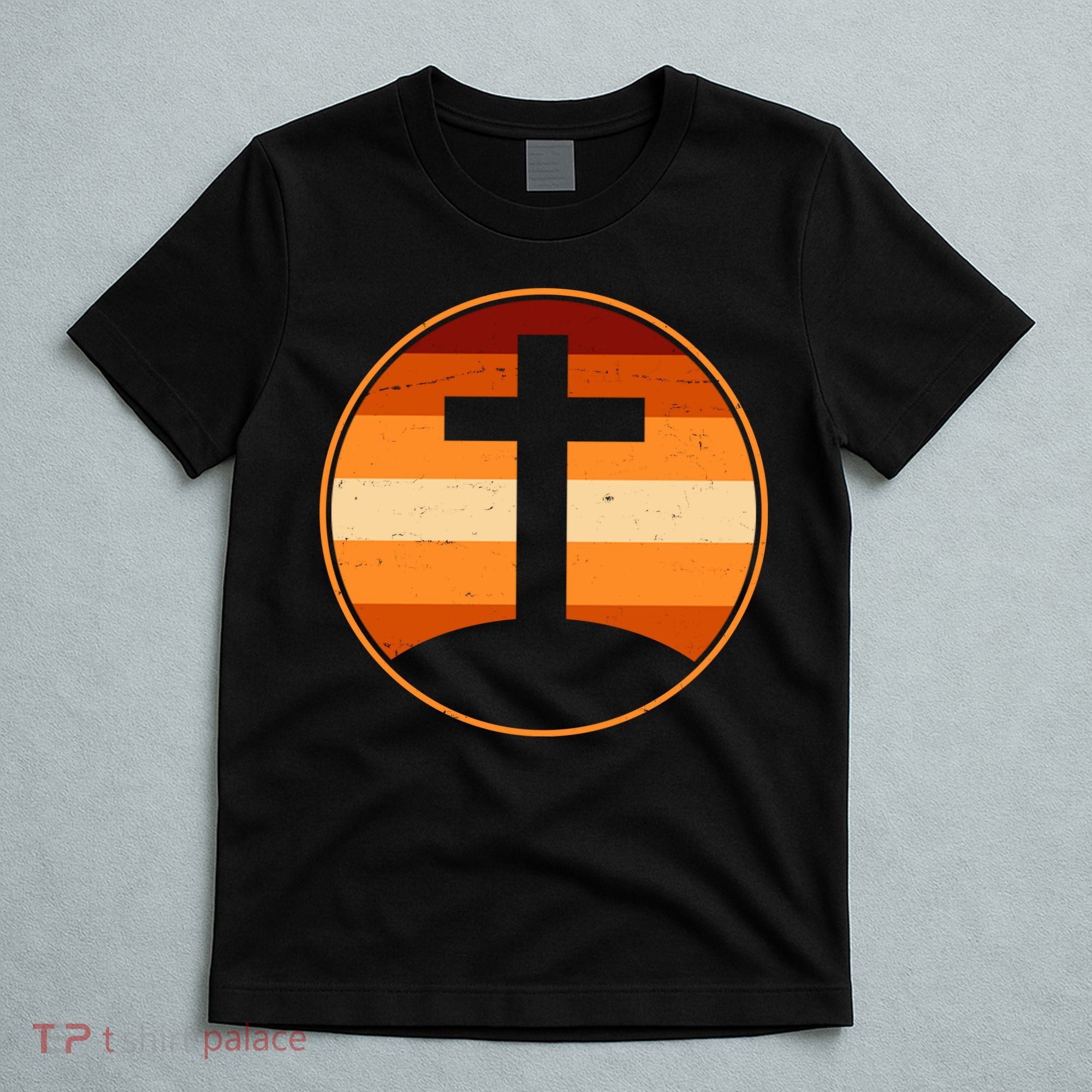 Retro Cross Sunset T-Shirt