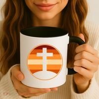 Retro Cross Sunset Coffee Mug thumb 3