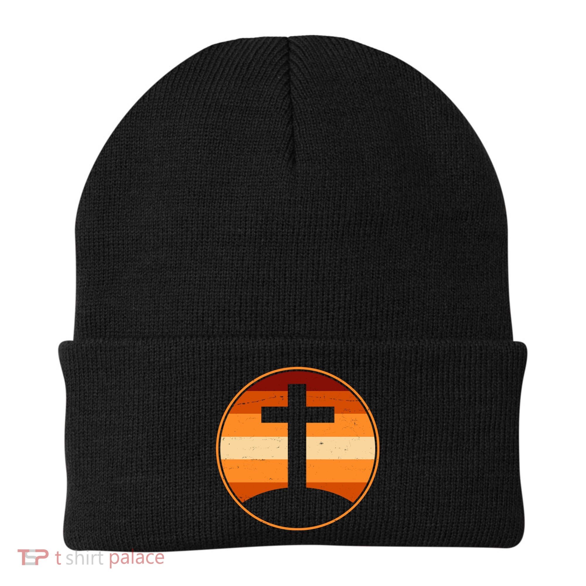 Retro Cross Sunset Beanie