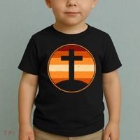 Retro Cross Sunset Toddler T-Shirt thumb 2