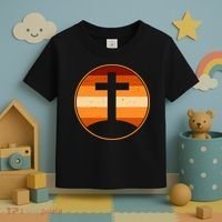 Retro Cross Sunset Toddler T-Shirt thumb 3