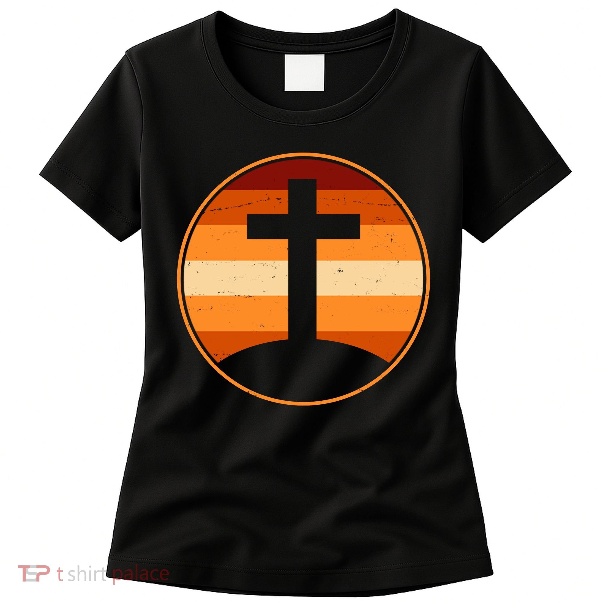Retro Cross Sunset Women's T-Shirt