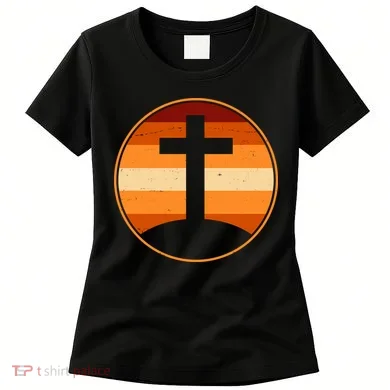 Retro Cross Sunset Women's T-Shirt