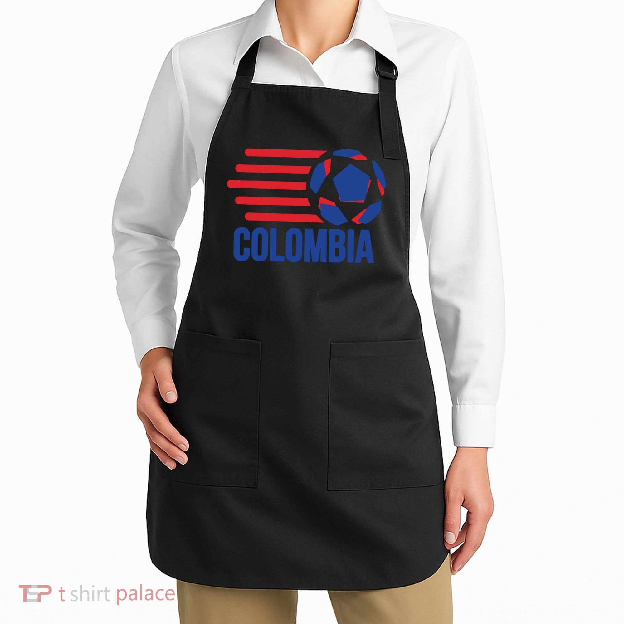 Retro Colombia Soccer 2018 Apron