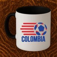 Retro Colombia Soccer 2018 Coffee Mug thumb 2