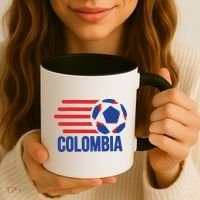 Retro Colombia Soccer 2018 Coffee Mug thumb 3