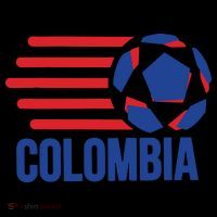 Retro Colombia Soccer 2018 Coaster thumb 2