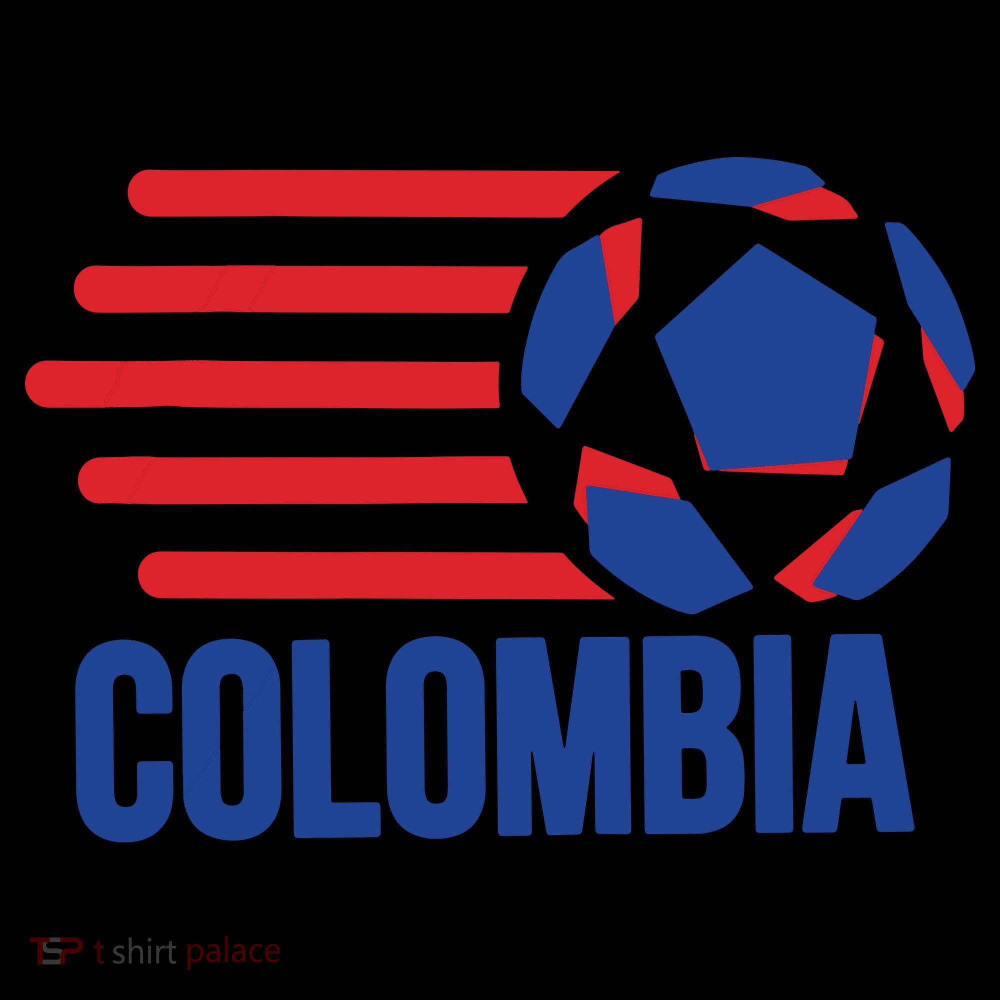 Retro Colombia Soccer 2018 Coaster