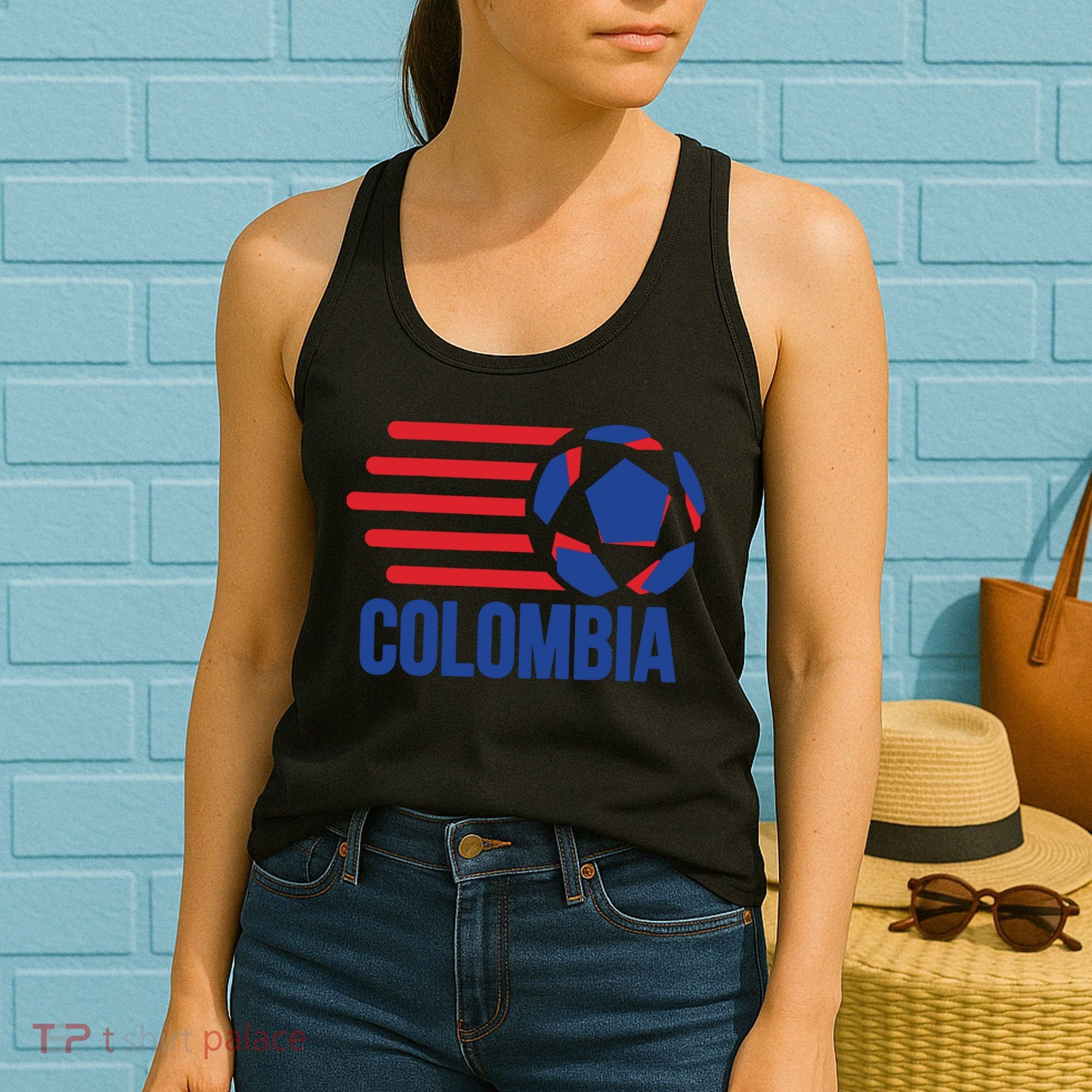 Retro Colombia Soccer 2018 Women's Tank Top