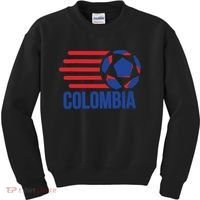 Retro Colombia Soccer 2018 Kids Sweatshirt thumb 0
