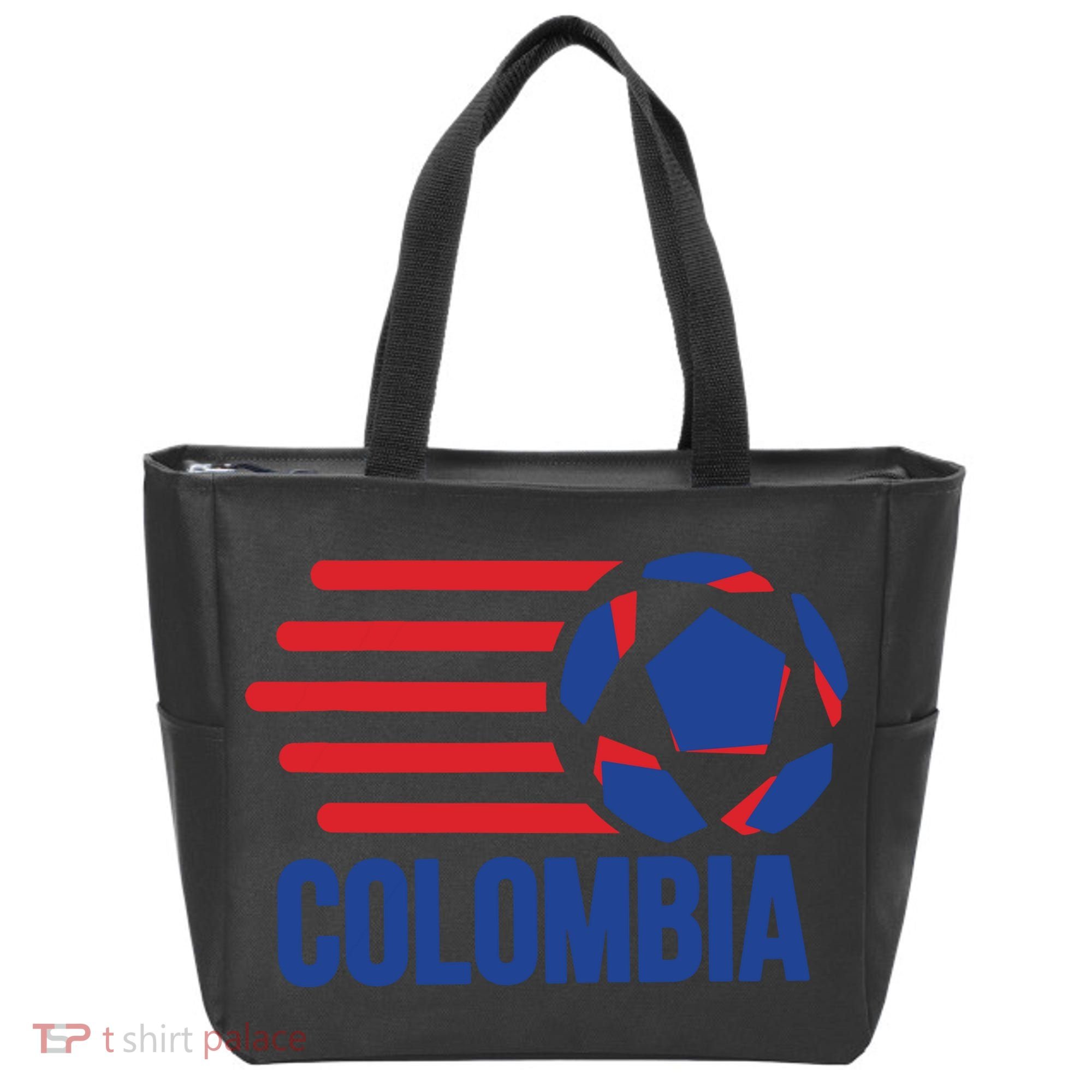 Retro Colombia Soccer 2018 Tote Bag